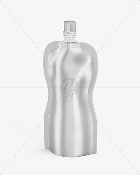 Metalized Doy Pack Mockup PSD #3