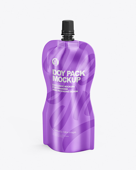 Metalized Doy Pack Mockup