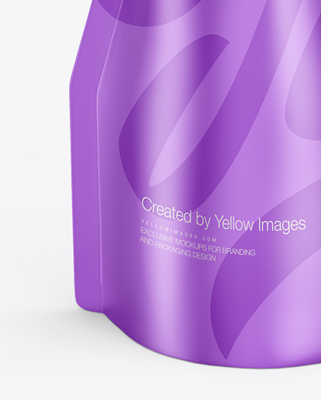 Metalized Doy Pack Mockup PSD #1