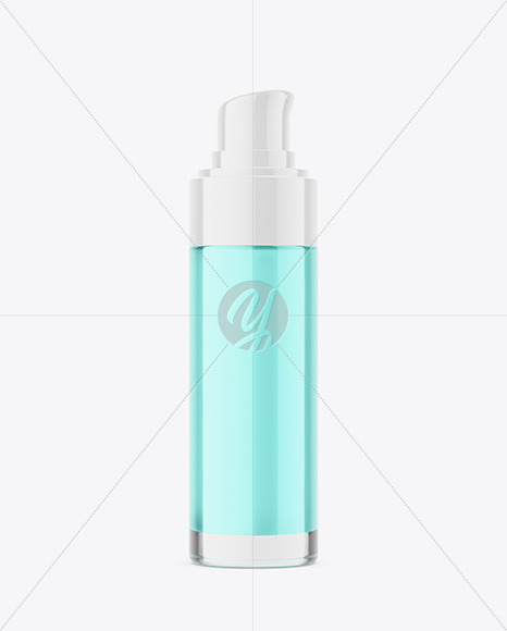 Airless Pump Bottle Mockup PSD #3