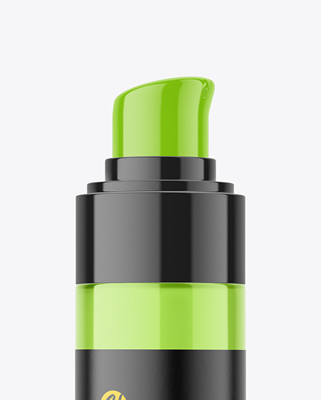Airless Pump Bottle Mockup PSD #6