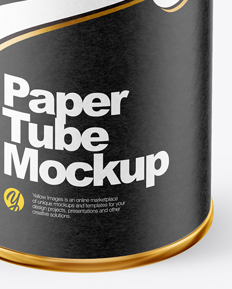 Matte Paper Tube Mockup PSD #5