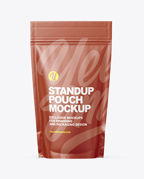 Matte Stand-up Pouch Mockup