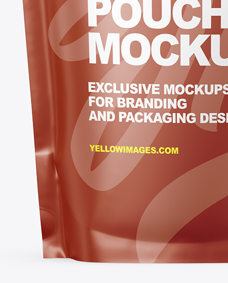 Matte Stand up Pouch Mockup PSD #2