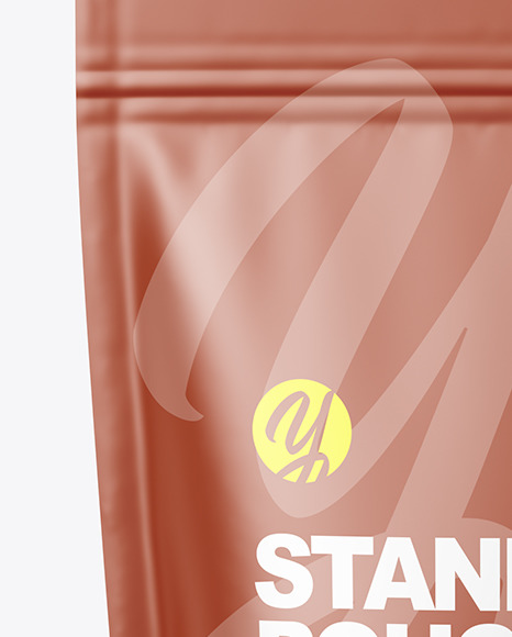 Matte Stand up Pouch Mockup PSD #1