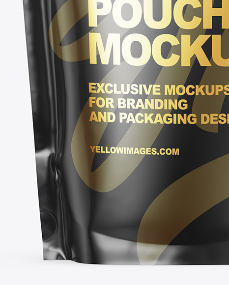 Glossy Stand up Pouch Mockup PSD #2