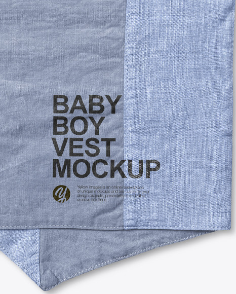 Baby Boy Vest Mockup PSD #7