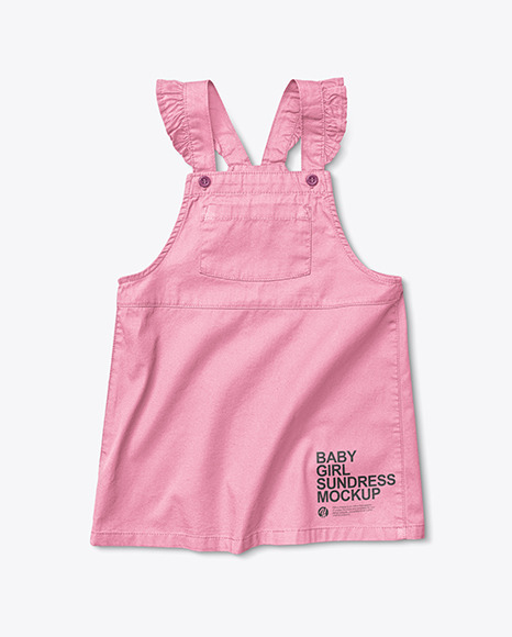 Baby Girl Sundress Mockup PSD #2