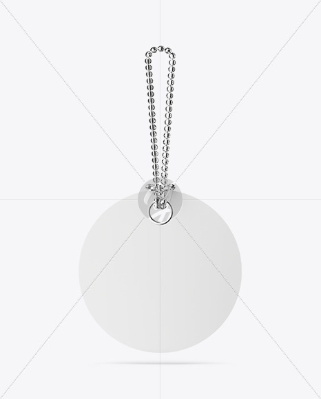 Round Paper Label Mockup PSD #3