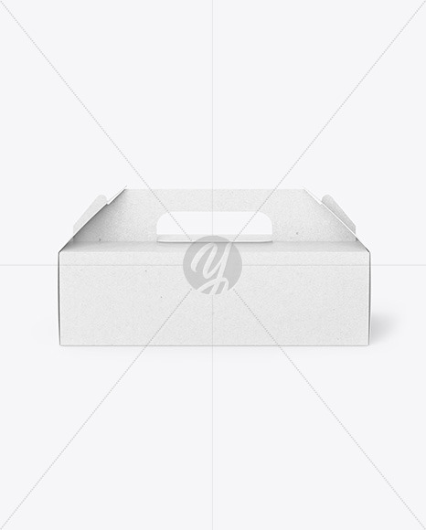 Kraft Paper Box w  Handle Mockup PSD #1