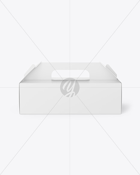 Paper Box w  Handle Mockup PSD #3