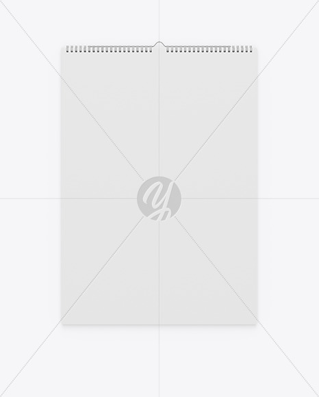 Wall Calendar Mockup PSD #3