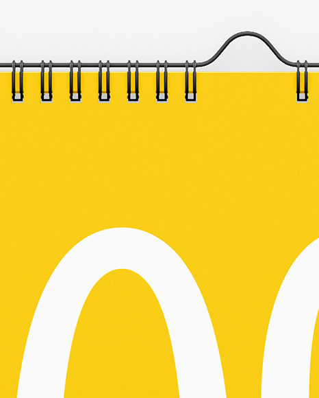 Wall Calendar Mockup PSD #2