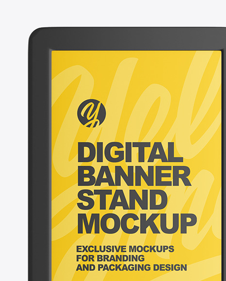 Digital Banner Stand Mockup PSD #2