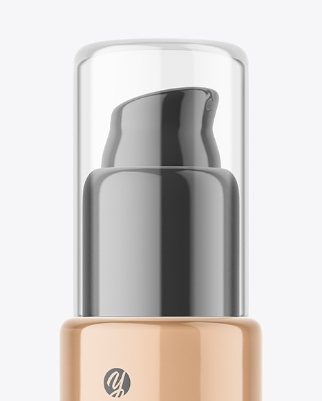 Airless Pump Bottle Mockup PSD #1