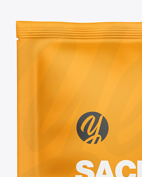 Matte Sachet Mockup PSD #3