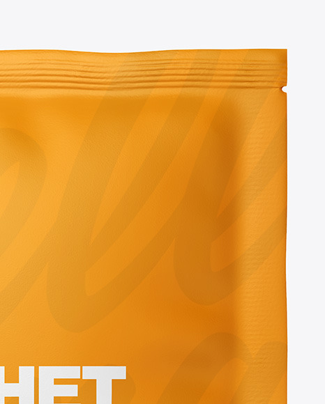 Matte Sachet Mockup PSD #4