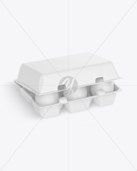 Opened Egg Pack Mockup PSD #3