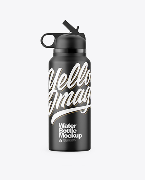 Clear Plastic Reusable Water Bottle Mockup - Free Download Images High  Quality PNG, JPG