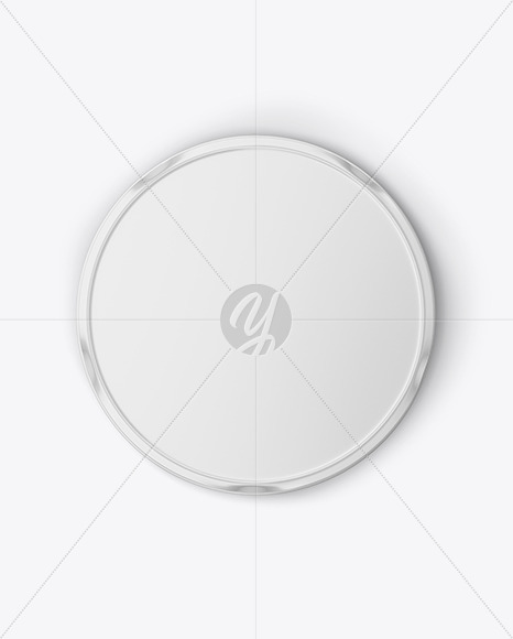 Glossy Round Tin Can Mockup PSD #3