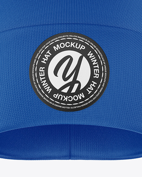 Winter Hat Mockup PSD #1