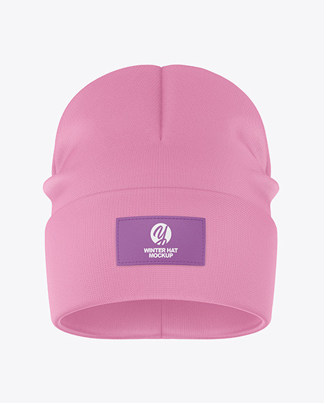 Winter Hat Mockup PSD #6