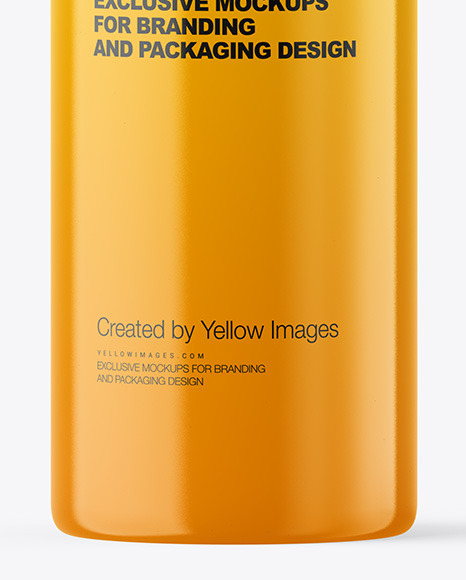 Glossy Spray Bottle Mockup PSD #5