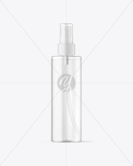 Clear Spray Bottle Mockup 200 ml 87300