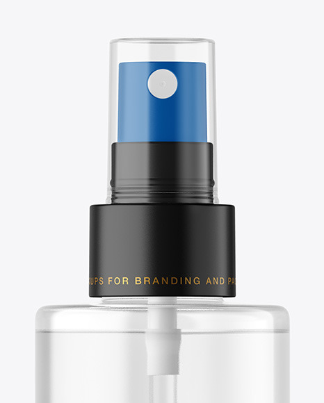 Clear Spray Bottle Mockup aerosol 87304