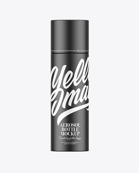 Aerosol Bottle Mockup