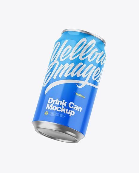 Metallic Can W/ Glossy Finish