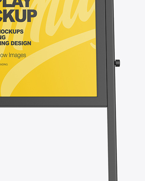 Lobby Information Signboard Display Mockup PSD #4