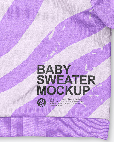 Baby Girl Ruffled Shoulders Jumper Mockup PSD #5