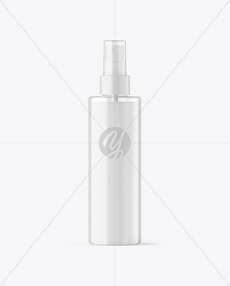 Clear Spray Bottle Mockup 200 ml 87064