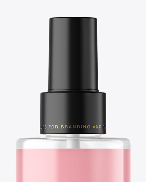 Clear Spray Bottle Mockup antibacterial 87069