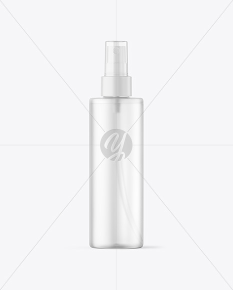 Frosted Spray Bottle Mockup PSD #3