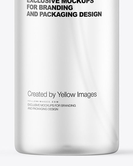 Frosted Spray Bottle Mockup PSD #5