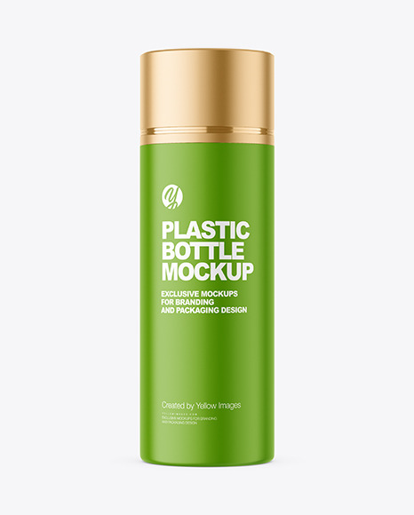 Plastic Cosmetic Bottle Mockup PSD #2