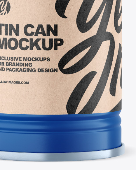 Matte Tin Can Mockup PSD #7
