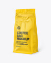 Matte Coffee Bag Mockup