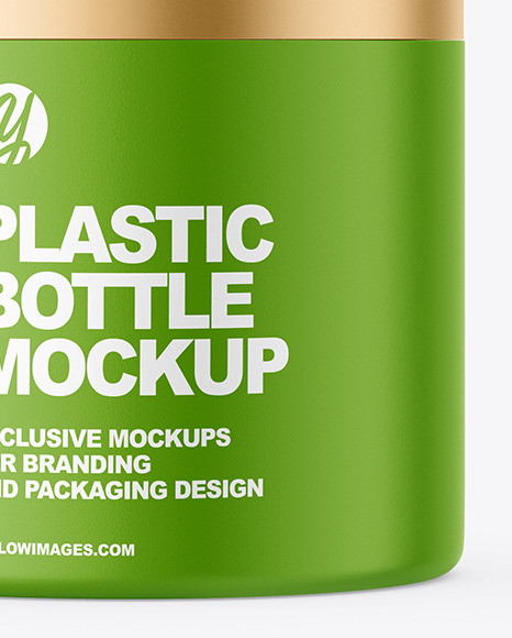 Plastic Cosmetic Bottle Mockup PSD #1