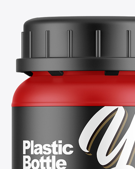Matte Plastic Pharmacy Jar Mockup PSD #2