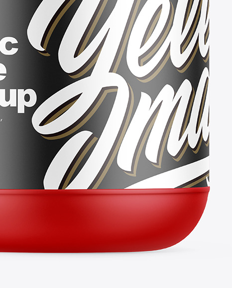 Matte Plastic Pharmacy Jar Mockup PSD #1