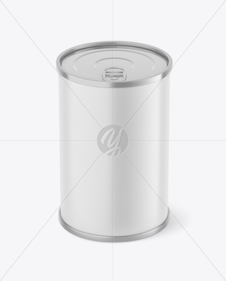 Matte Tin Can Mockup PSD #3