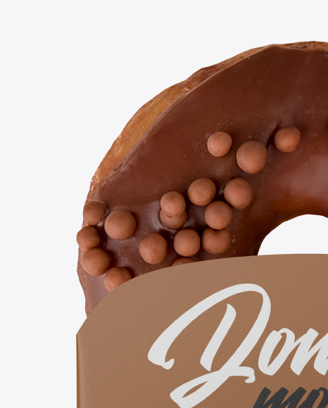 Donut with Holder Mockup PSD #1