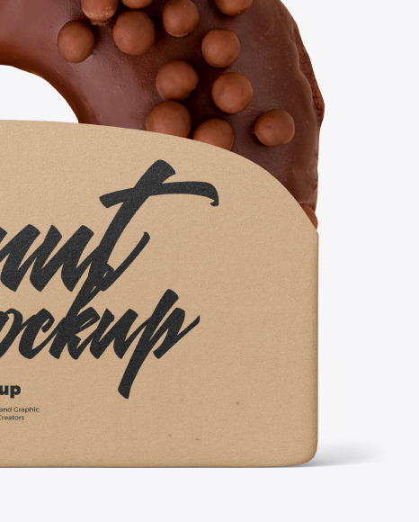 Donut with Holder Mockup PSD #6