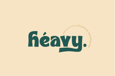 Heavy - Bold Font