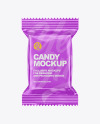 Metallized Candy Pack Mockup