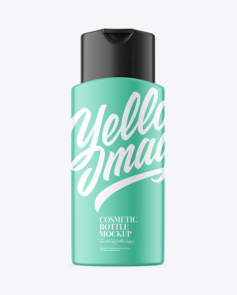 Plastic Shampoo Bottle Mockup