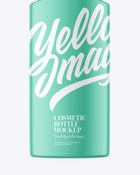 Plastic Shampoo Bottle Mockup PSD #1